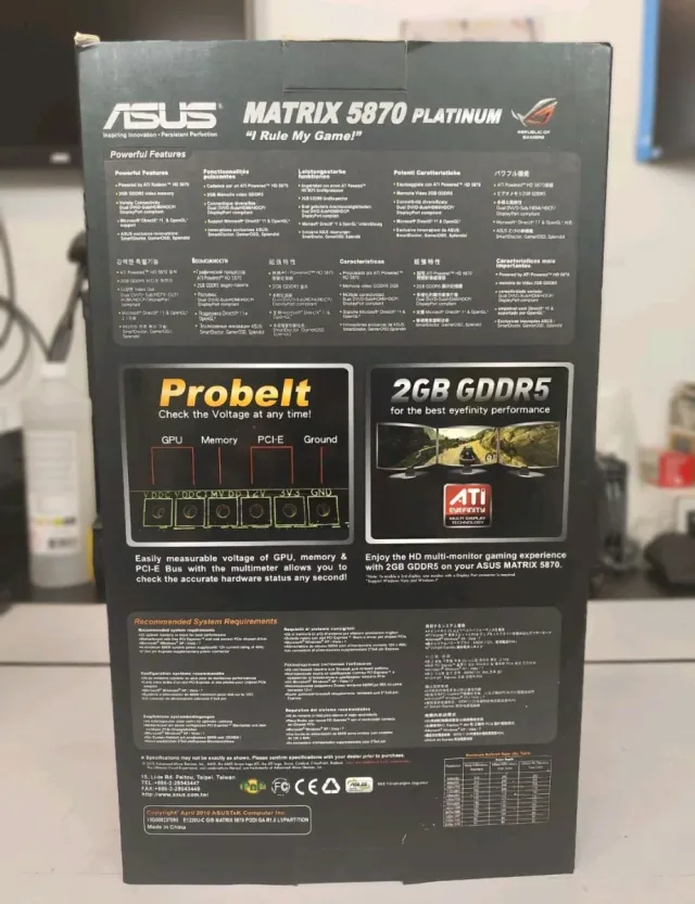 ASUS ROG Matrix HD 5870 Platinum 2GB