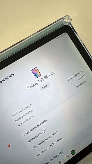 Samsung Galaxy Tab S6 Lite Azul/Gris