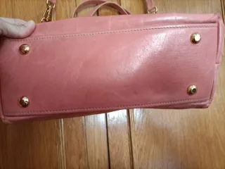Bolso Bimba y Lola Piel Rosa Empolvado Grande