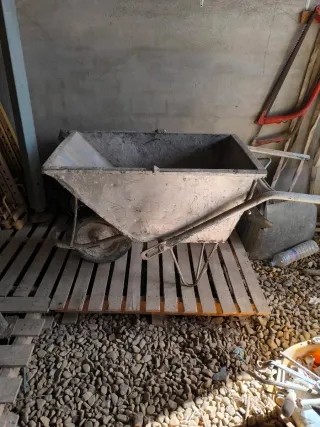 Carretilla de obra para hormigón