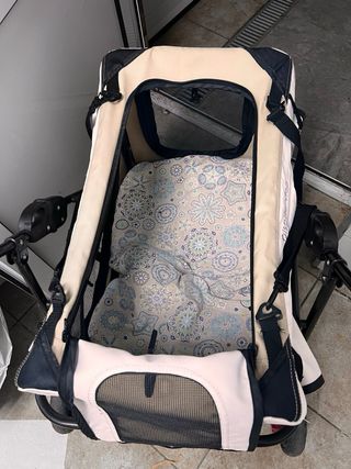 Carro transportín para perro
