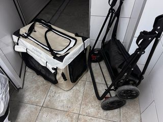 Carro transportín para perro