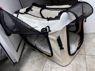 Carro transportín para perro