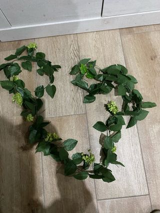 Planta hiedra artificial colgante