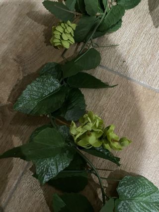 Planta hiedra artificial colgante