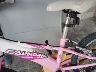 Bicicleta Infantil California Rosa