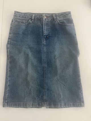Falda vaquera Tommy Hilfiger azul