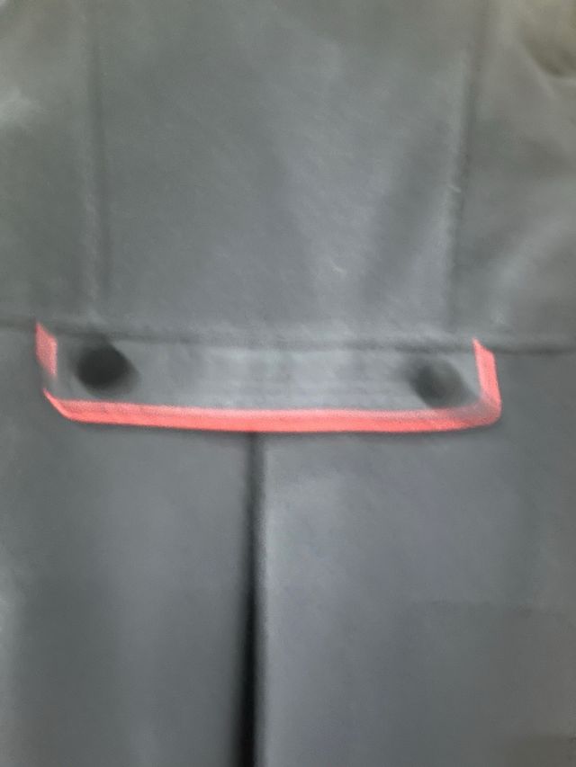 Abrigo niña azul con lazo rojo talla 5 y da talla