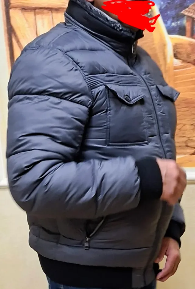 Giubbotto invernale imbottito grigio