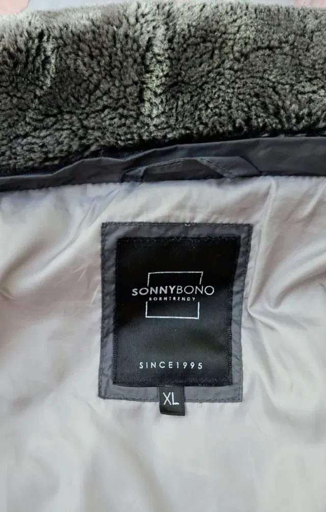 Giubbotto invernale imbottito grigio