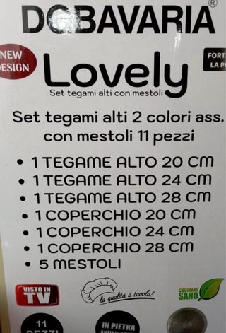 Set Tegami DGBAVARIA con Coperchio e mestoli