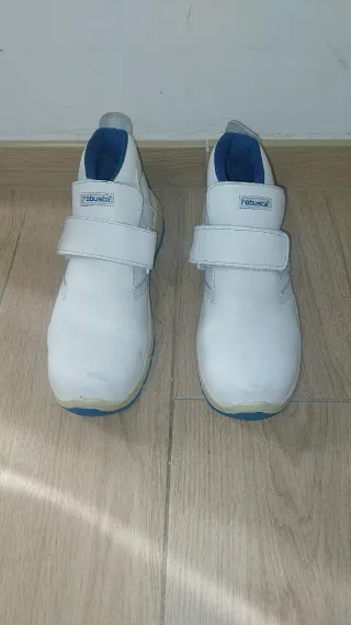 Zapatos de seguridad Robusta blancos y azules