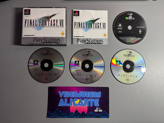 Final Fantasy VII Platinum Sony Play Station 1 PSX