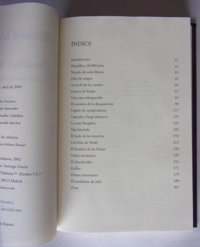 Pesadilla a 20.000 pies: Y otros relatos insóli...