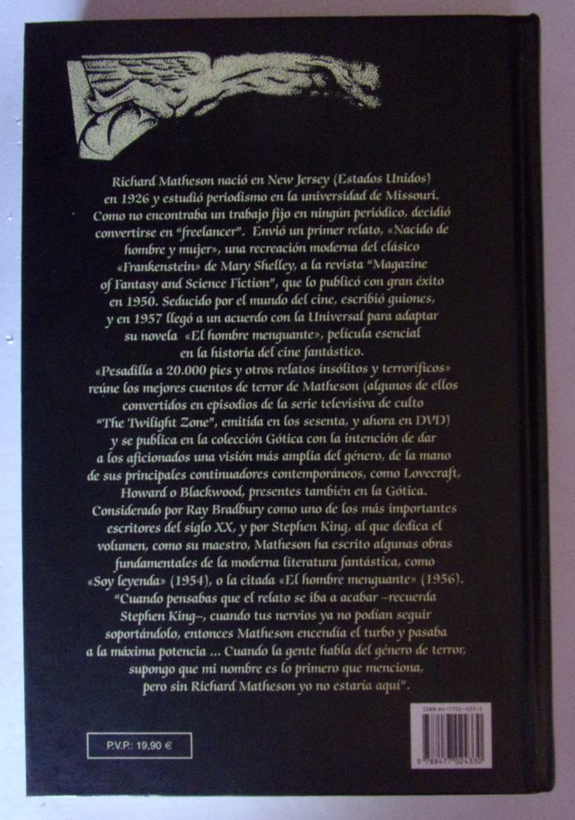 Pesadilla a 20.000 pies: Y otros relatos insóli...