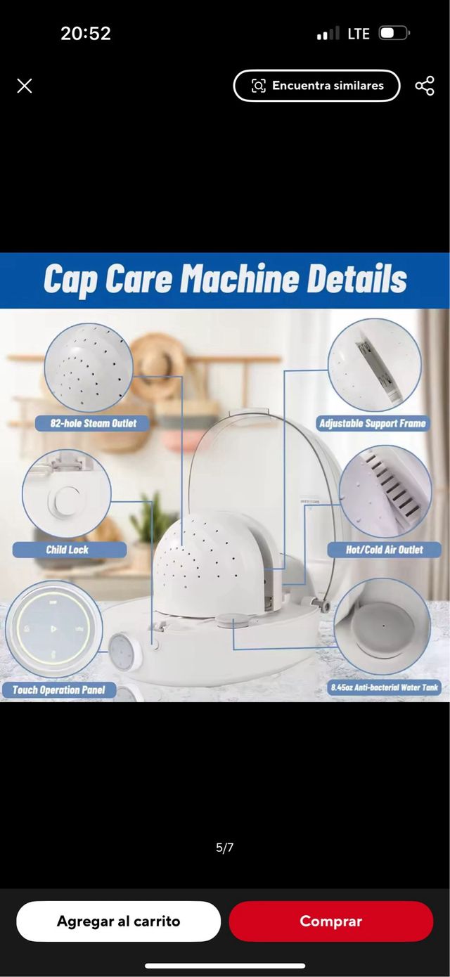 Máquina para Cuidado de Gorras