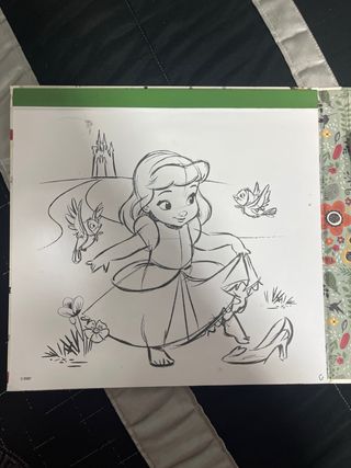 Libro pintar disney