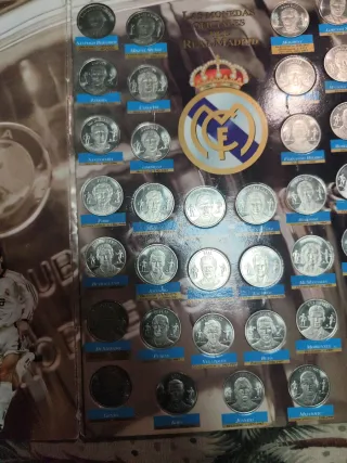 Monedas y cromos Real Madrid As Siglo XX XXI