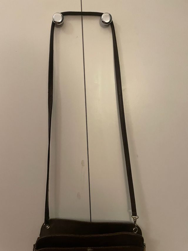 Borsa Burberry a tracolla beige e marrone