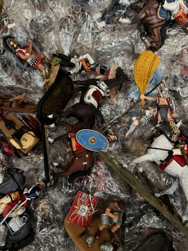 3 cajas de Soldados de plomo