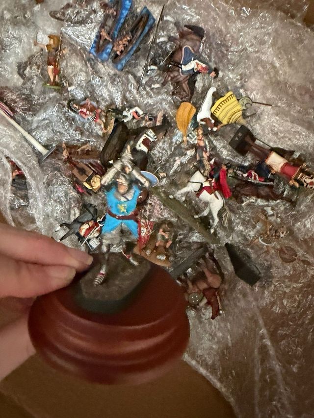 3 cajas de Soldados de plomo