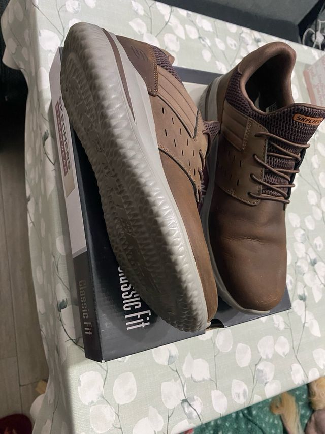 Zapatos Skechers Streetwear Marrones