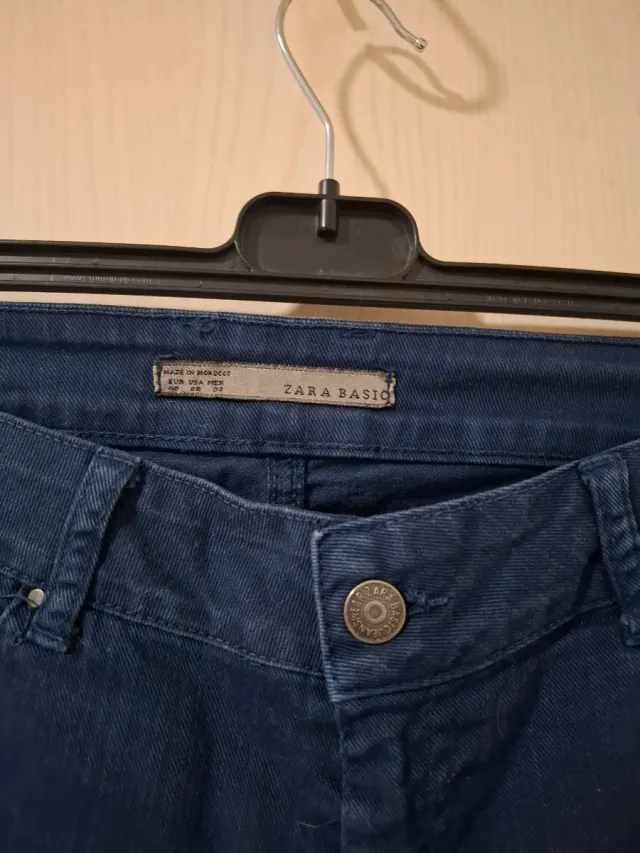 Pantalón Zara Azul Talla M