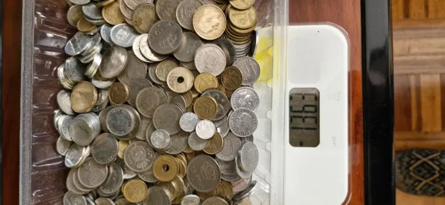 Monete di Spagna oltre 1,2 kg