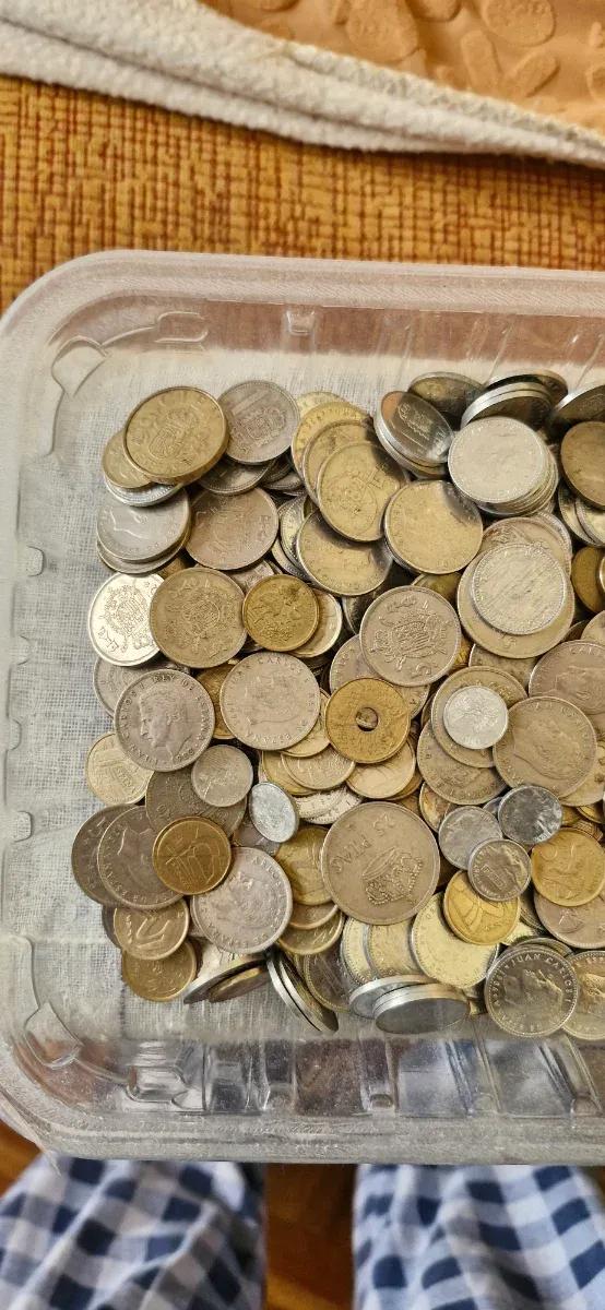 Monete di Spagna oltre 1,2 kg