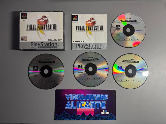 Final Fantasy VIII - PAL ESP - Sony Play Station
