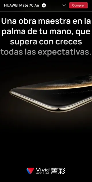 Huawei Mate 70 Air - Oro/Bianco