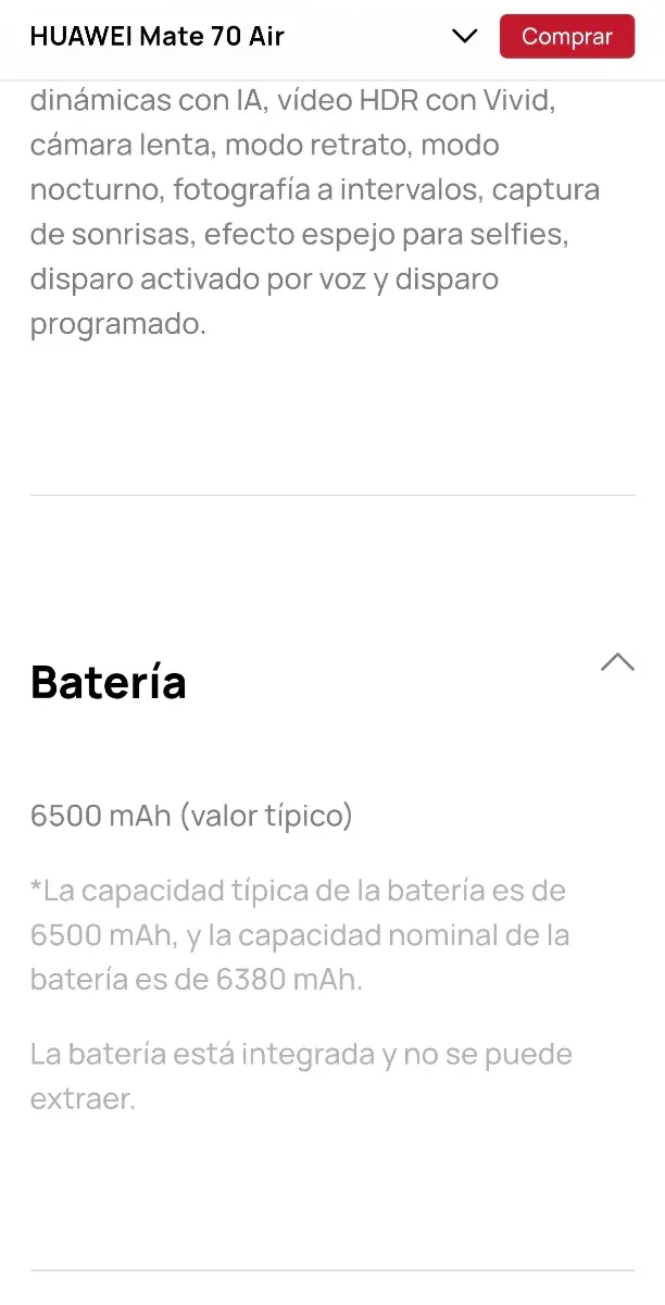 Huawei Mate 70 Air - Oro/Bianco