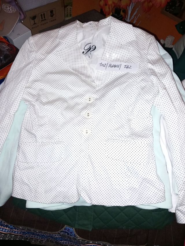 102- Anericana Porque - t42 blanca punt