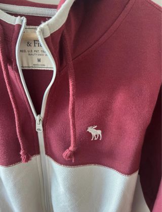 Sudadera Abercrombie & Fitch bicolor hombre