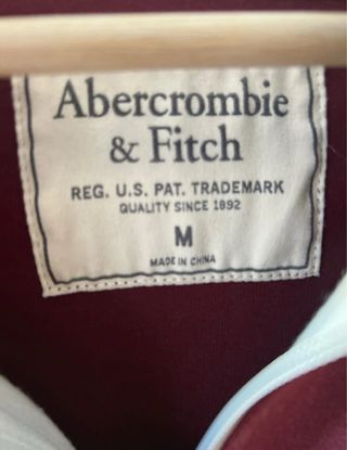 Sudadera Abercrombie & Fitch bicolor hombre