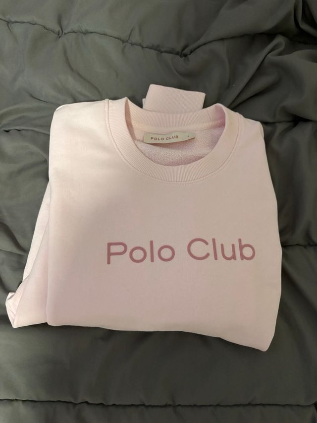Sudadera Polo Club Rosa