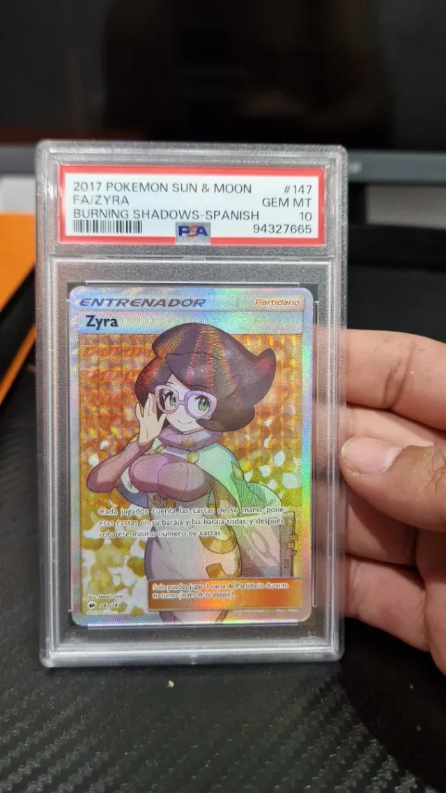 Carta Pokémon Zyra PSA 10