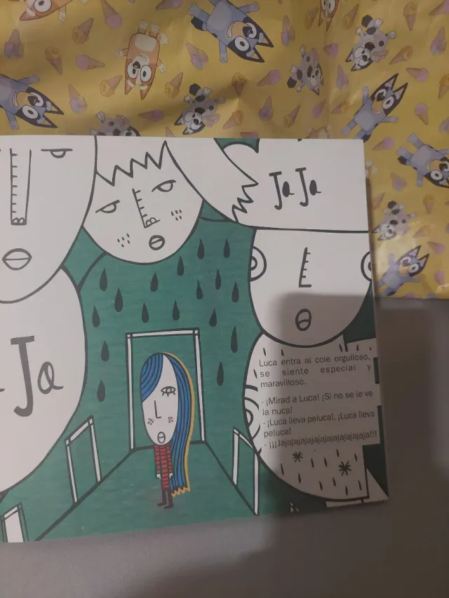 LA PELUCA DE LUCA: Un cuento para gente valiente