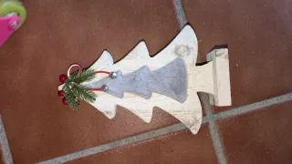 Árbol de Navidad Madera Decorado
