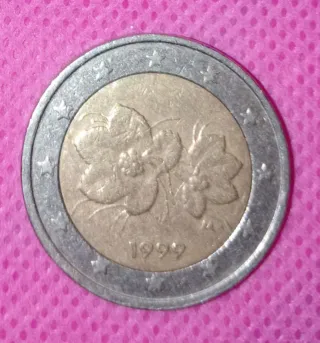 Moneda 2 Euros 1999 Flores
