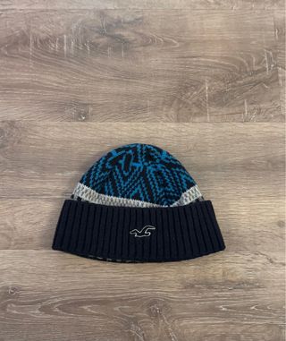 Gorro Hollister Negro y Azul