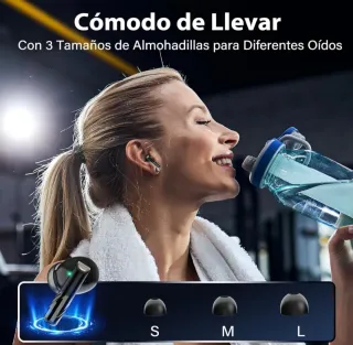 Auriculares Deportivos Negros