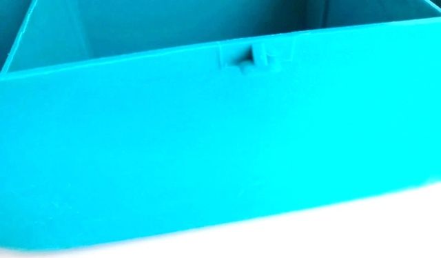 Scatola portaoggetti vintage colorata