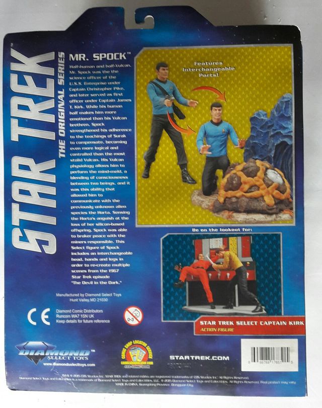 Star Trek Mr. Spock Diamond Select Toys