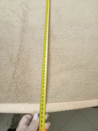 2 Coperte lana vintage floreali con misura in foto