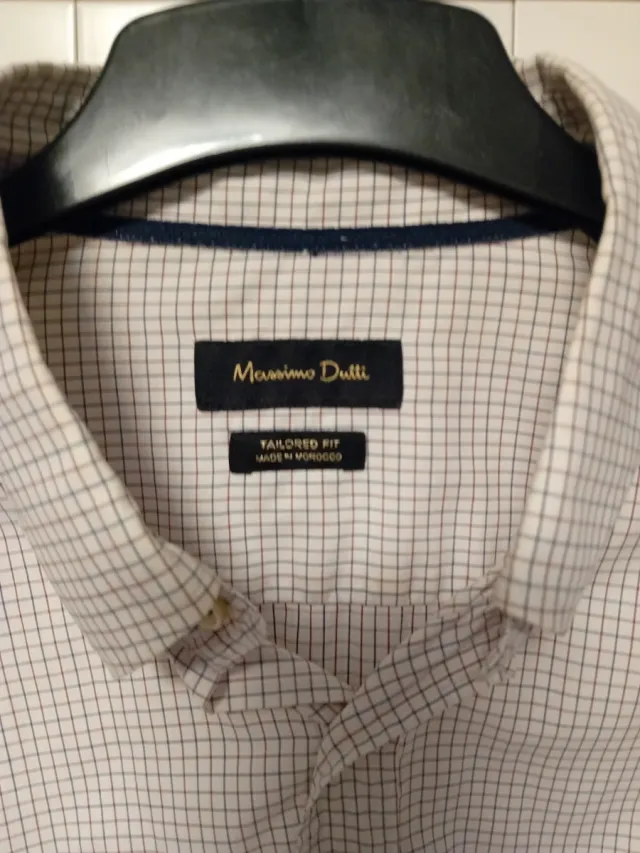 Camisa Massimo Dutti XL Cuadros