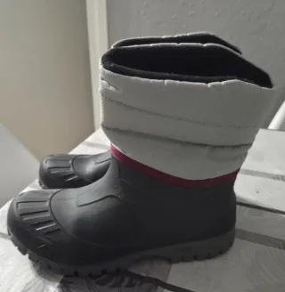 Botas de nieve grises