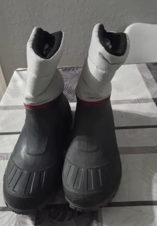 Botas de nieve grises