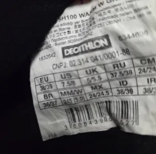 Botas de nieve grises