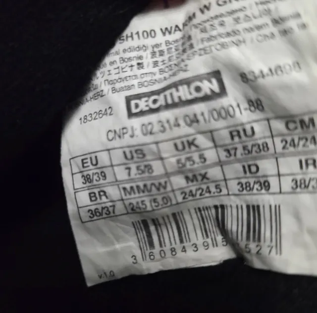 Botas de nieve grises